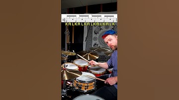 Level up your drumming with this linear drum groove! ⬆️