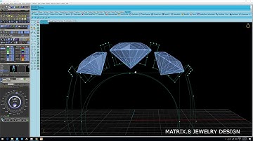 How to make 3D gemvision jewelry design matrix 8..Ring.Part.1