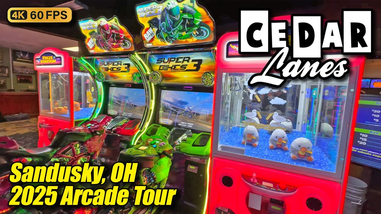 Spare Change Arcade @ Cedar Lanes arcade tour (Sandusky OH), new