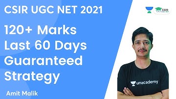 120+ Marks | Last 60 Days | Guaranteed Strategy | CSIR UGC NET | Mathematics | By Amit Malik