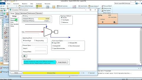 Aspen HYSYS Lecture 04 Compressor