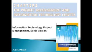 Chapter 2 |  Part 1 | THE PROJECT MANAGEMENT & IT CONTEX