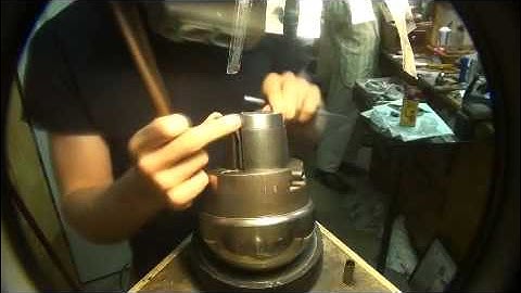 Fast Motion Hand Engraving with Hammer and Chisel