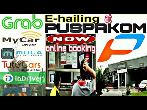 Cara Booking Inspection Puspakom untuk E-hailing - YouTube