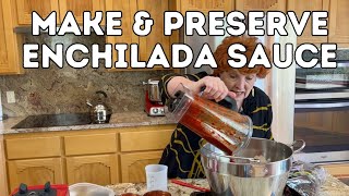 Make and Preserve Enchilada Sauce