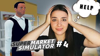 КУПИЛА МУЖИКА | ПОЛНЫЙ ХАОС | SUPERMARKET SIMULATOR #4