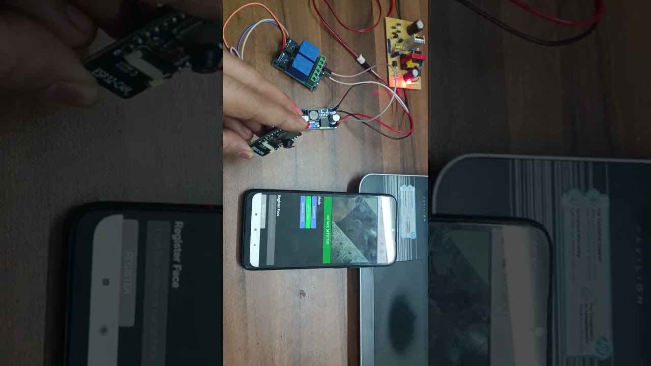 face detection recognition alarm and door lock security system using camera project