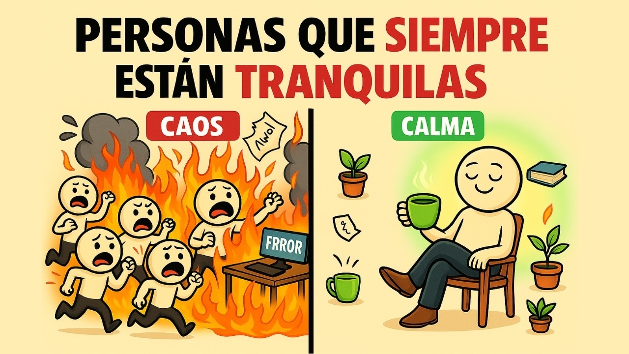 🔥 La VERDAD PSICOLÓGICA que nadie te cuenta de la gente que siempre está TRANQUILA