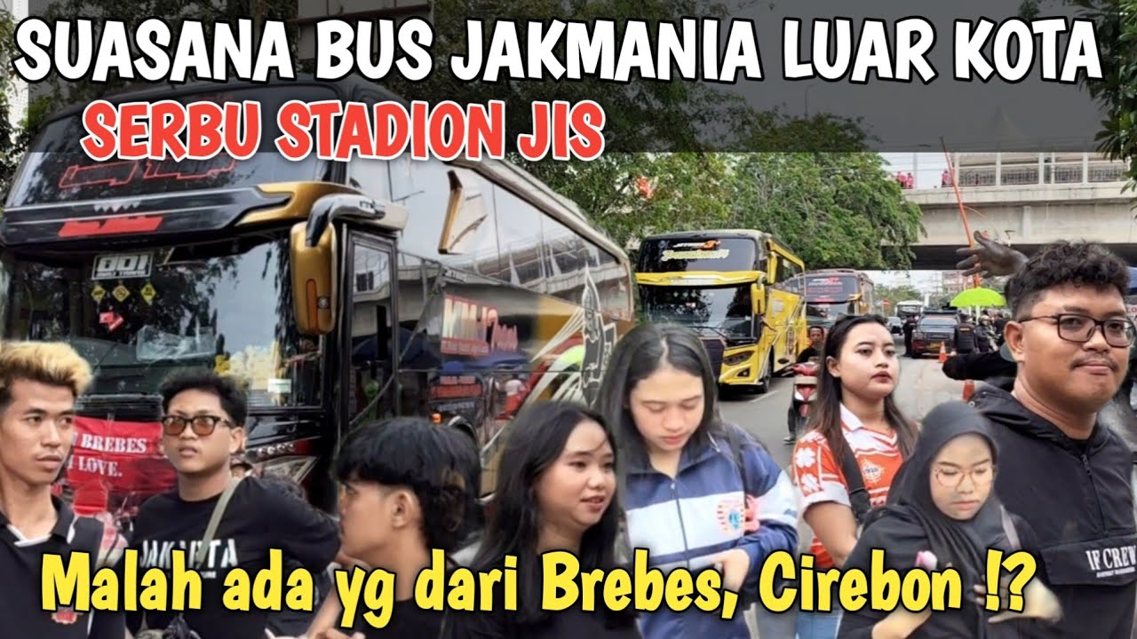 Jakmania Luar Kota Jakarta Serbu Stadion JIS❗The Jak Cirebon, Jakmania Karawang 