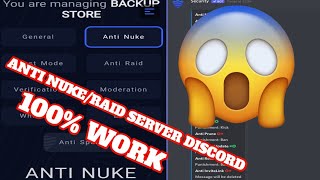 Tutorial Pasang Anti Nukeraid Server Discord 100 Work  Mr Muss