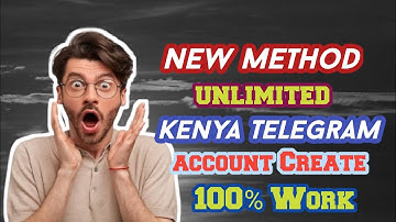 New Method Kenya Telegram Account Create. Unlimited Telegram  Create. 100% Work Method 2025