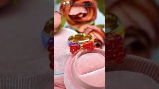 Beebeecraft DIY Colorful Ring with Seed Beads #shorts