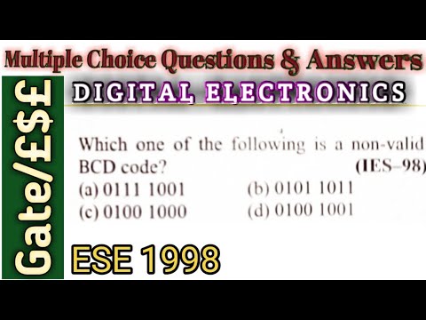 MULTIPLE CHOICE QUESTION ON DIGITAL ELECTRONICS - YouTube