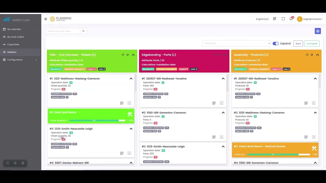 Planning Assistant - Maestro