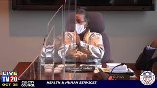 Health and Human Services Committee Meeting, October 25, 2021