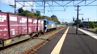JR貨物 EF210-159号機[吹] 貨物列車5070レ【大爆走＆がんばろう日本UR19Aコンテナ積載!!】