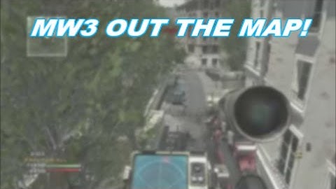 SICK MW3 OUT THE MAP HITMARKER + SHOT!