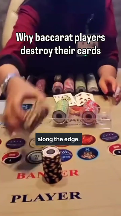 Why Baccarat Players Destroy Their Cards 🤯