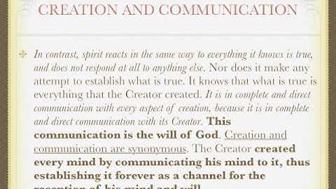3 8 The Illusions Of The Ego: Creation And Communication - A Course in Miracles