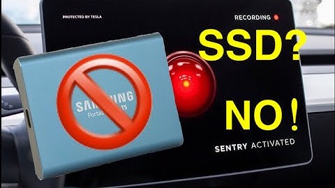 Tesla Model 3 - Why I don’t use an SSD to record Dashcam and Sentry Mode!