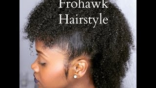 Frohawk Hairstyle on Natural hair| Flawlesshairstyle