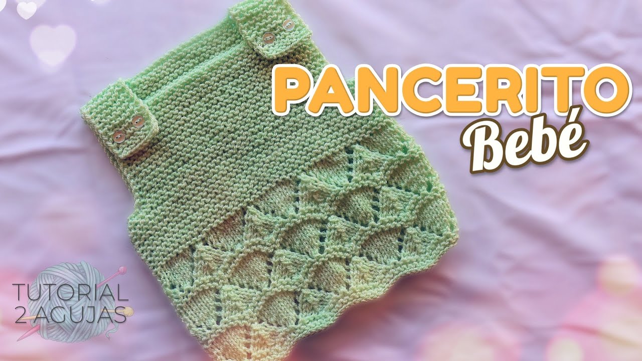 Patrón Tutorial Pancerito, Chaleco bebe. Tejido  Dos Agujas, Tricot para bebe