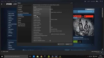 Steam | How to change steam client language