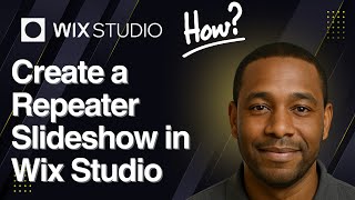 How to Create a Repeater Slideshow in Wix Studio (Easiest Way | Tutorial 2025)