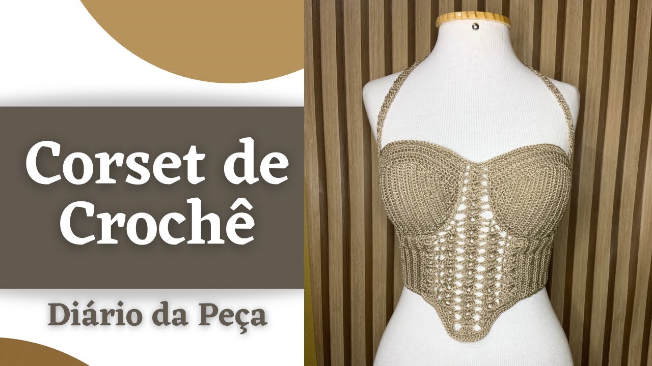 Corset de Crochê | Corselet de Crochê | Cropped Top de Crochê