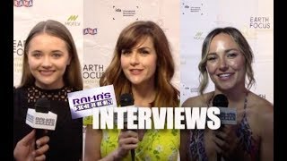My Interviews With Reylynn Caster, Sara Rue, & Briana Evigan At Earth Focus Film Festival 2018