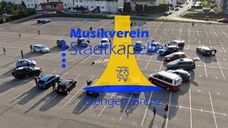 Social Distancing "Konzert" der Stadtkapelle Giengen | BeVision Media