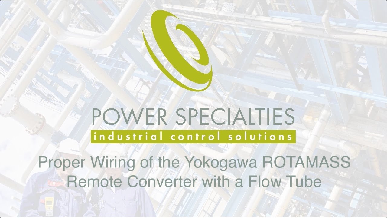 Proper Wiring of Yokogawa ROTAMASS with Remote Converter