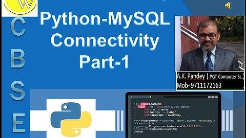 PYTHON-MYSQL Connectivity  part 1 | INFORMATICS PRACTICES | CLASS 12 | COMPUTER SCIENCE | CBSE