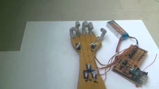 Simple Wireless Gesture controlled Robotic Arm