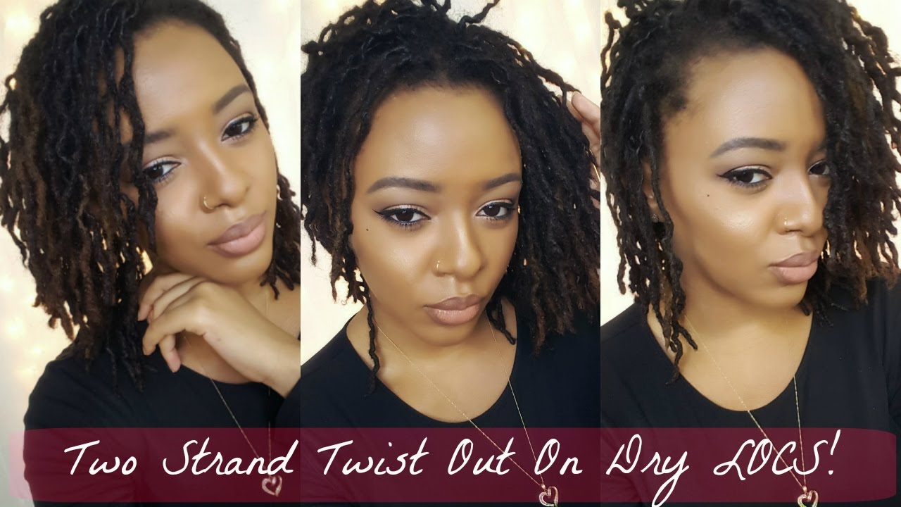 Two Strand Twist Out On Dry Locs |Ms.Joan|