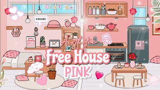 🌸Free Pink House Kawai ✨Toca Boca 💖Tocalifeworld | Makeover screenshot 2