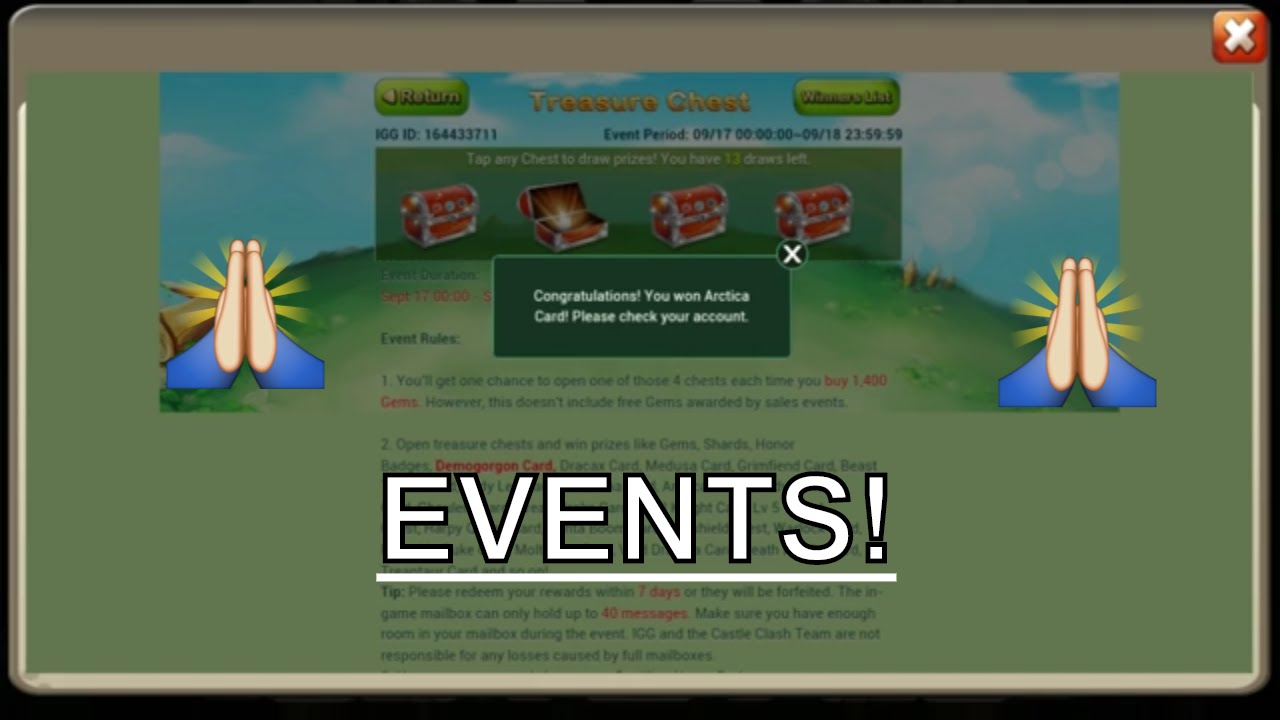 Castle Clash: Events for New Hero Demogorgon!