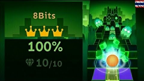 Rolling Sky 8Bits 100% 3Crowns 10Gems 1Star Level Mystery Boxes [OFFICIAL]