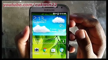 Samsung galaxy s4 : How to turn on airplane mode (Android Kitkat)