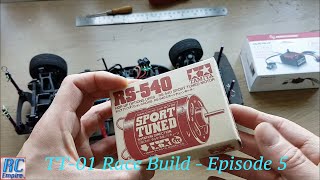 Tamiya TT-01 Race Build: Episode 5 - Sport Tuned motor fitting