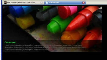 XML Zooming Slideshow: setting parameters (part 3)