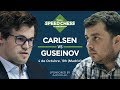 Magnus Carlsen vs Gadir Guseinov | Torneo Speed Chess 2017