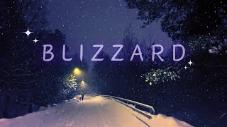 Heavy Snowstorm and Blizzard in Finland | Evening Winter Walk ASMR | 4K Winter Ambience