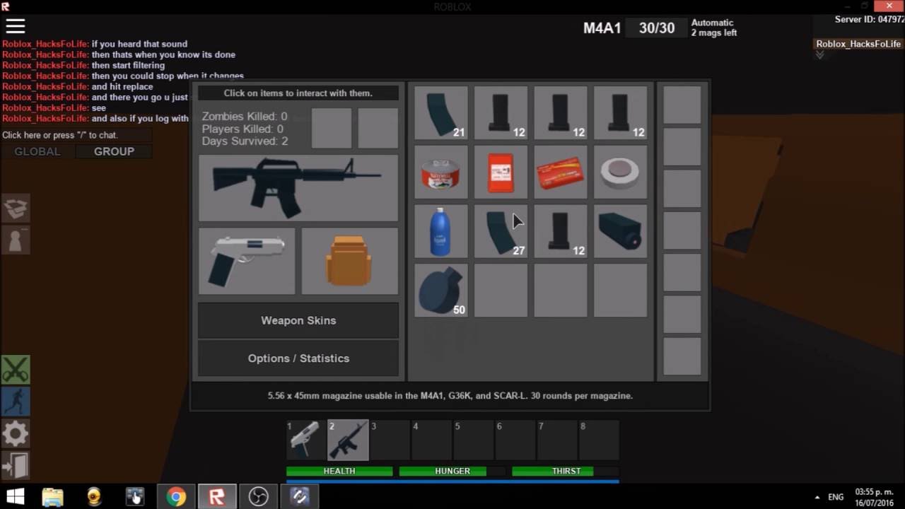 Roblox Exploit:How to spawn stuff in apocalypse rising\Spawn GUNS...MORE  (PATCHED) - 