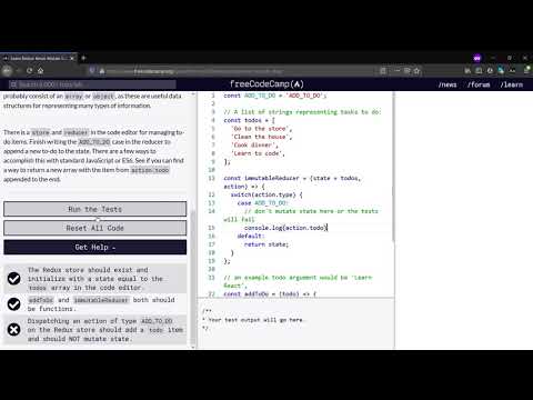 Learn Redux  Never Mutate State-freeCodeCamp.org(Day-21)