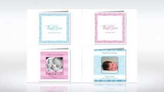 personalised baby thank you cards