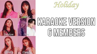 Download Lagu Secret Number - Holiday 6 member version (Karaoke) MP3
