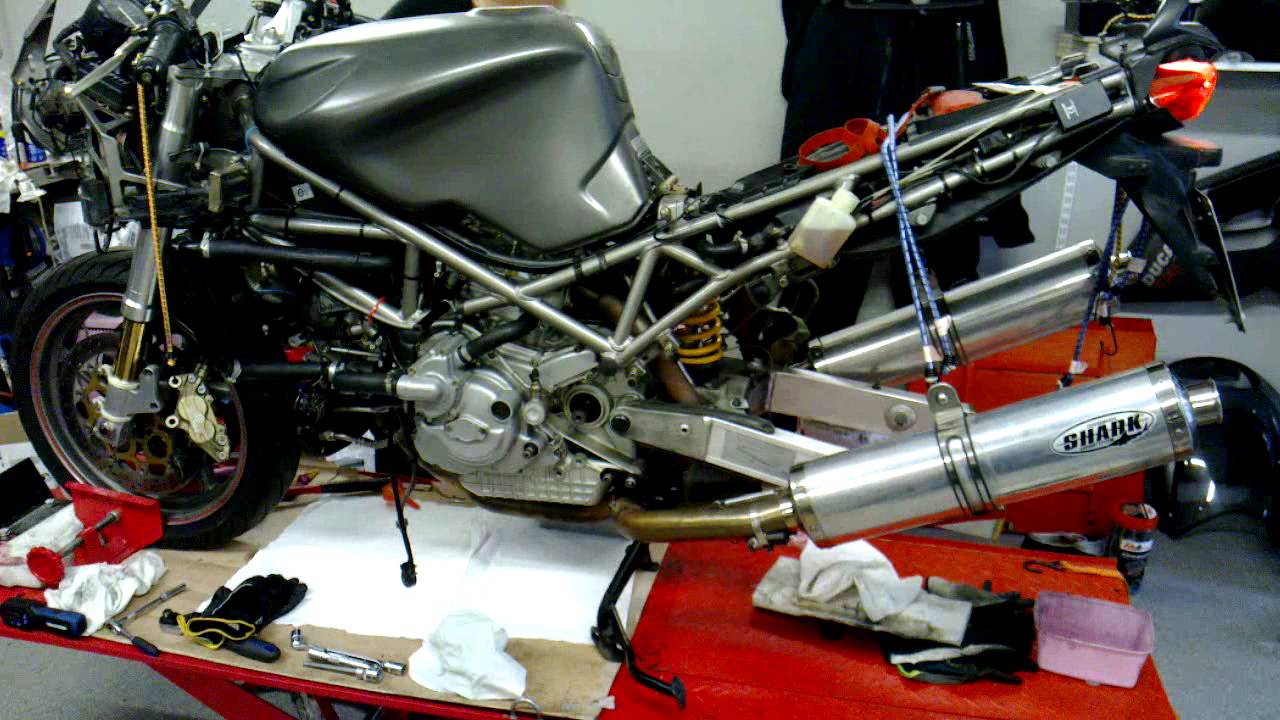 Ducati ST4s first start after rebuild YouTube