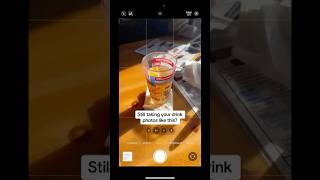 Still taking your drink photos like this? #photography #photoshoot #mobilephotography