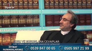 Dilim ayrı, kalbim ayrı, aklım ayrı söylüyor. Ne yapmalıyım ki sürekli Allah'ın aşkı ile olayım?